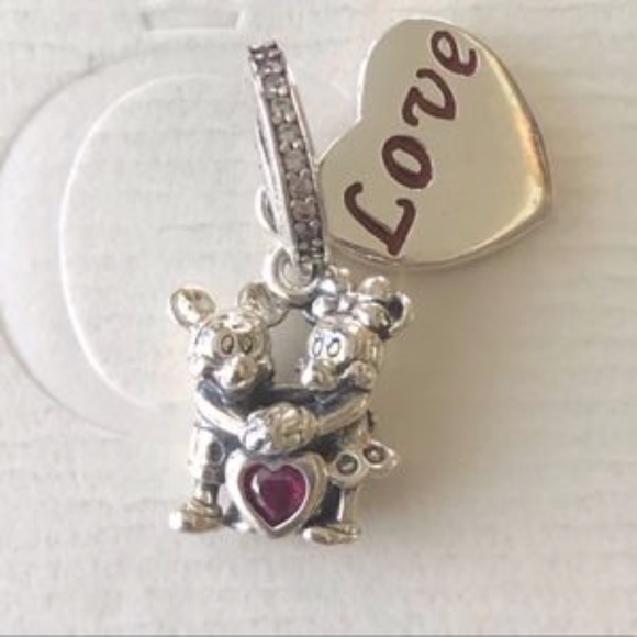 PANDORA - Disney, Minnie & Mickey With Love Dangle - Picture 2 of 4